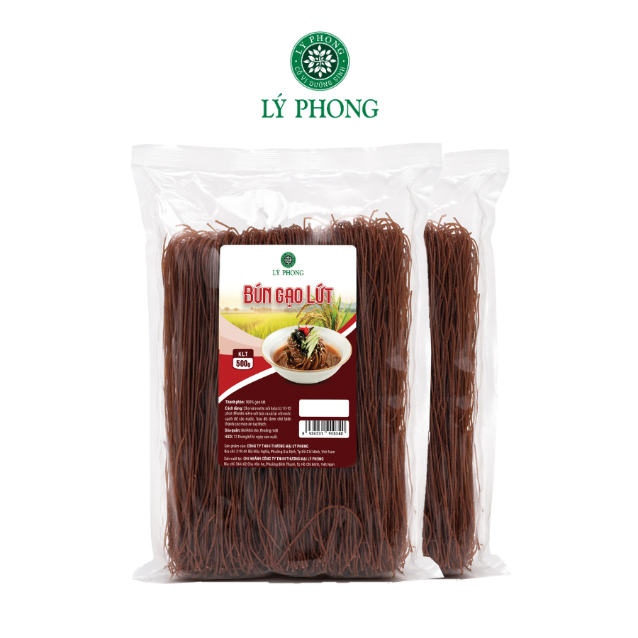 Bún gạo lứt -  Bịch 500 gram